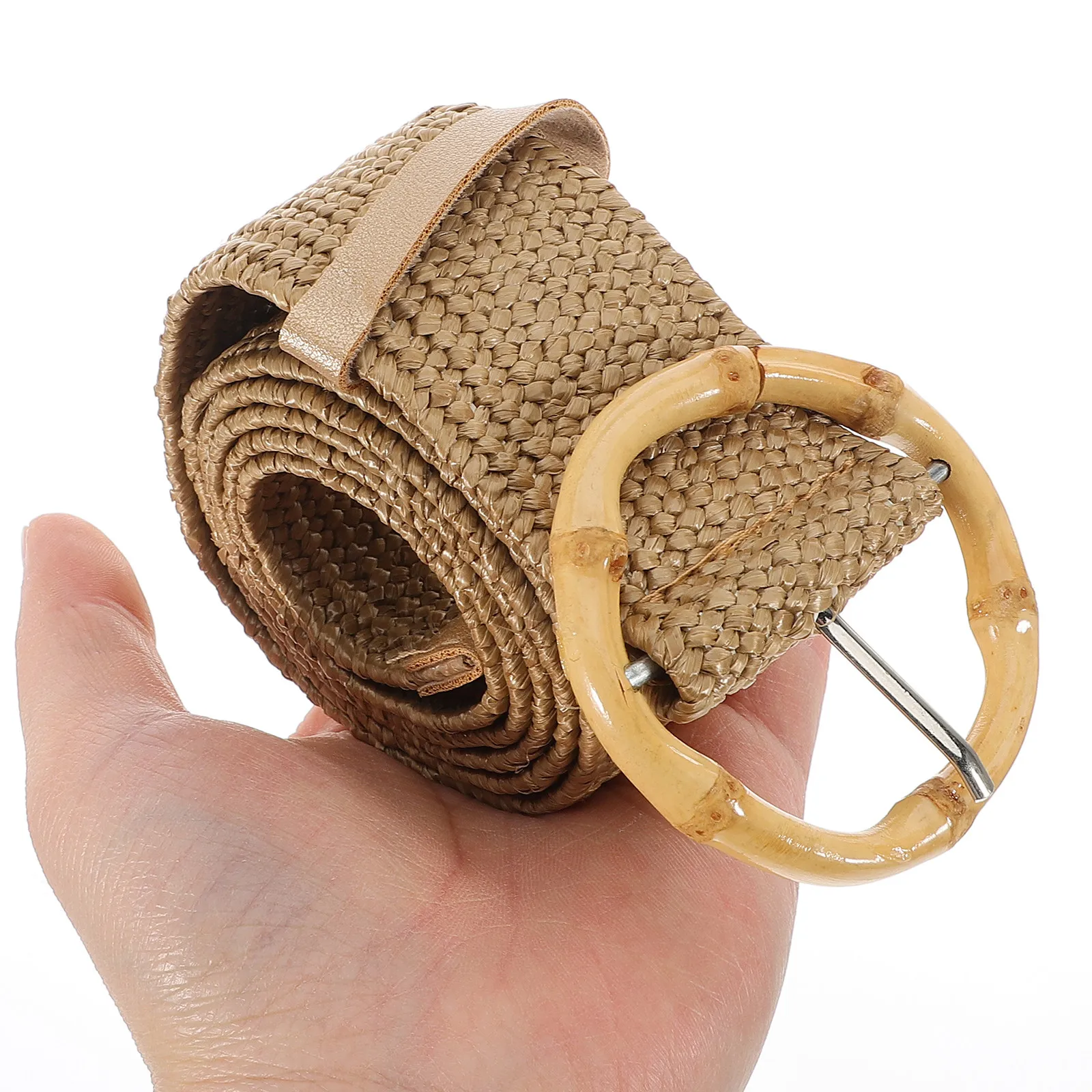 Adjustable Boho Style Woven Belt for Women Handcrafted Waist Accessory Perfect for Dress Pants Skirt Summer Outfit Retro Fashion