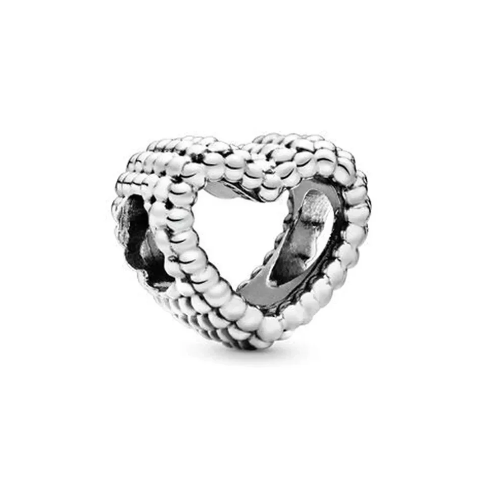 Originale 925 Sterling Silver cuore fiore stella fiocco di neve ali animali Charms perline per Pandora braccialetto fai da te regalo gioielli donna