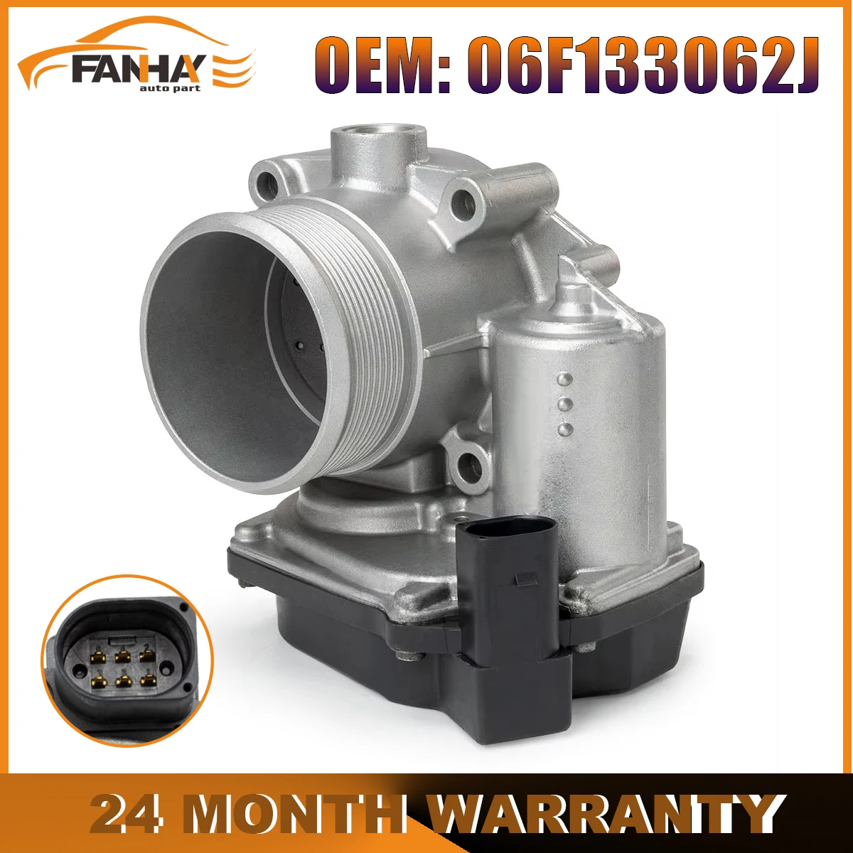 

06F133062J Fuel Injection Throttle Body for Audi A3 A4 A5 A6 Q5 TT for VW EOS GOLF JETTA PASSAT BEETLE 06F133062G Refurbished