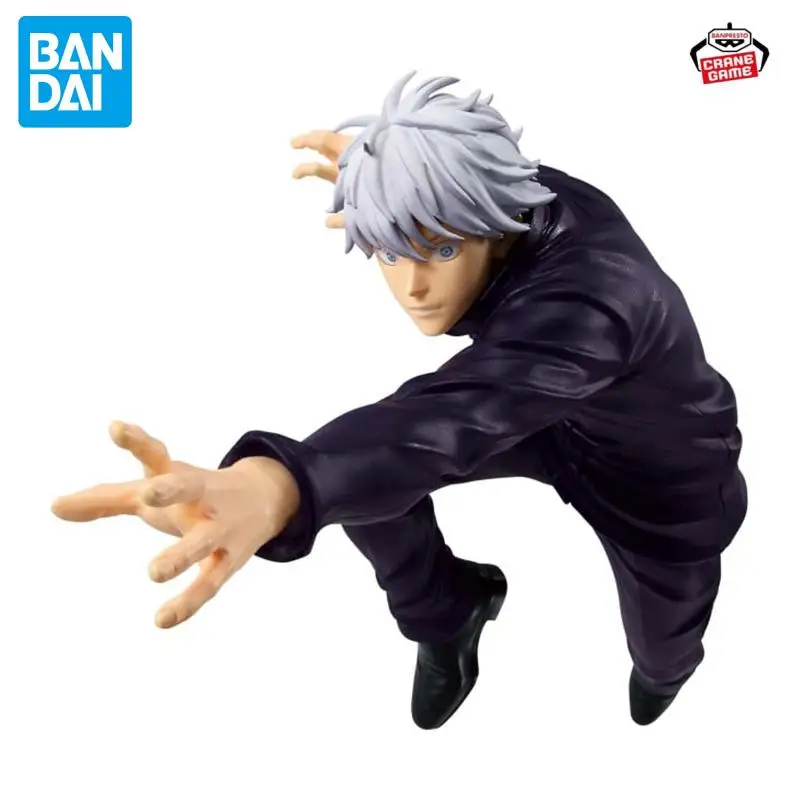 

В наличии BANDAI BANPRESTO Jujutsu Kaisen MAXIMATIC SATORU GOJO 22 см фигурка боевая модель коллекции игрушка в подарок