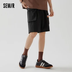 Semir Men Casual Short Pants New Arrival 2024 Summer Simple And Trendy Design Casual Wear Straight-Leg Fit Shorts Men