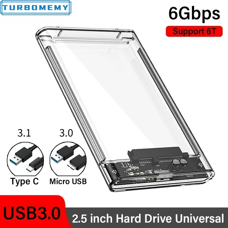 USB 3.0 External Hard Drive Enclosure 2.5 inch SATA to USB3.