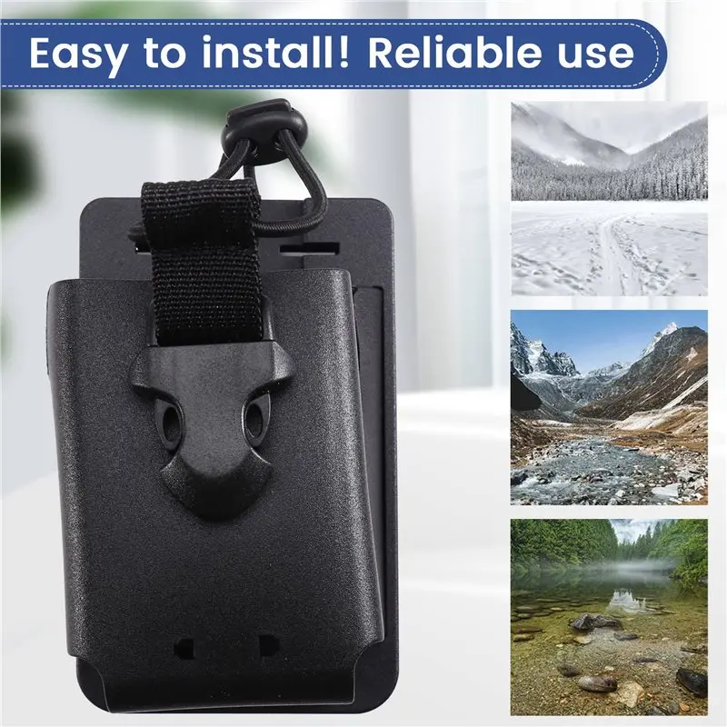 Universal Mount For Baofeng Kenwood Yaesu Motorola Walkie-Talkies- Radio Holder Mount For RAM B Size Double Socket