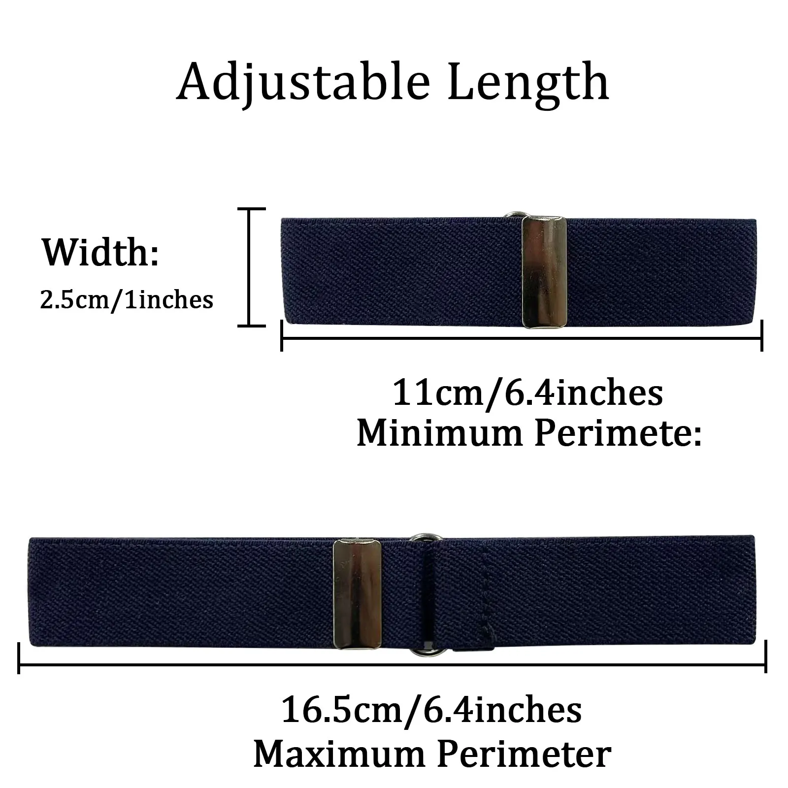 남성용 슬리브 가터 홀더 2개, 탄성 암밴드 셔츠 소매 홀더, 남성 패션 조절 가능 미끄럼 방지 암 커프스 밴드 (파티용)