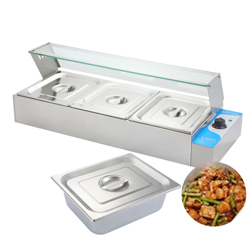 

Commercial Stainless Steel Thermal Insulation Constant Temperature Food Preservation Display Cabinetpromote sales
