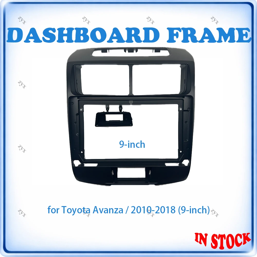 

Car Radio Fascia Frame For Toyota Daihatsu Avanza 2010-2018 9 inch Stereo Panel Wiring Harness Power Cable