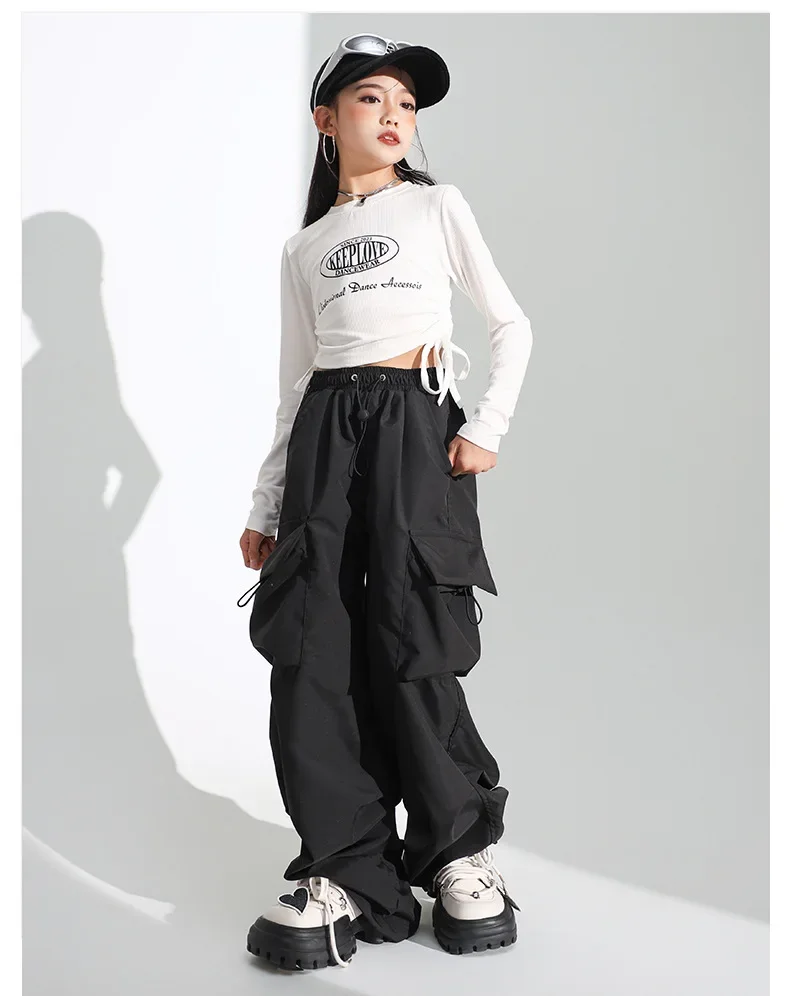 Girls' Jazz Dance Costume Handsome Japanese Street Dance Performance Costume Set Children's Hiphop Show Stage Trend