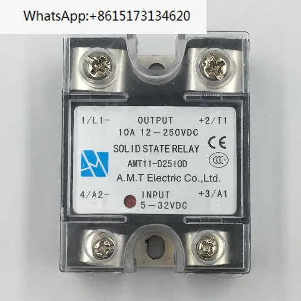 5pcs Thyristor Module DC Control DC Single Phase Solid State Relay AMT11-D2510D SSR-10DD