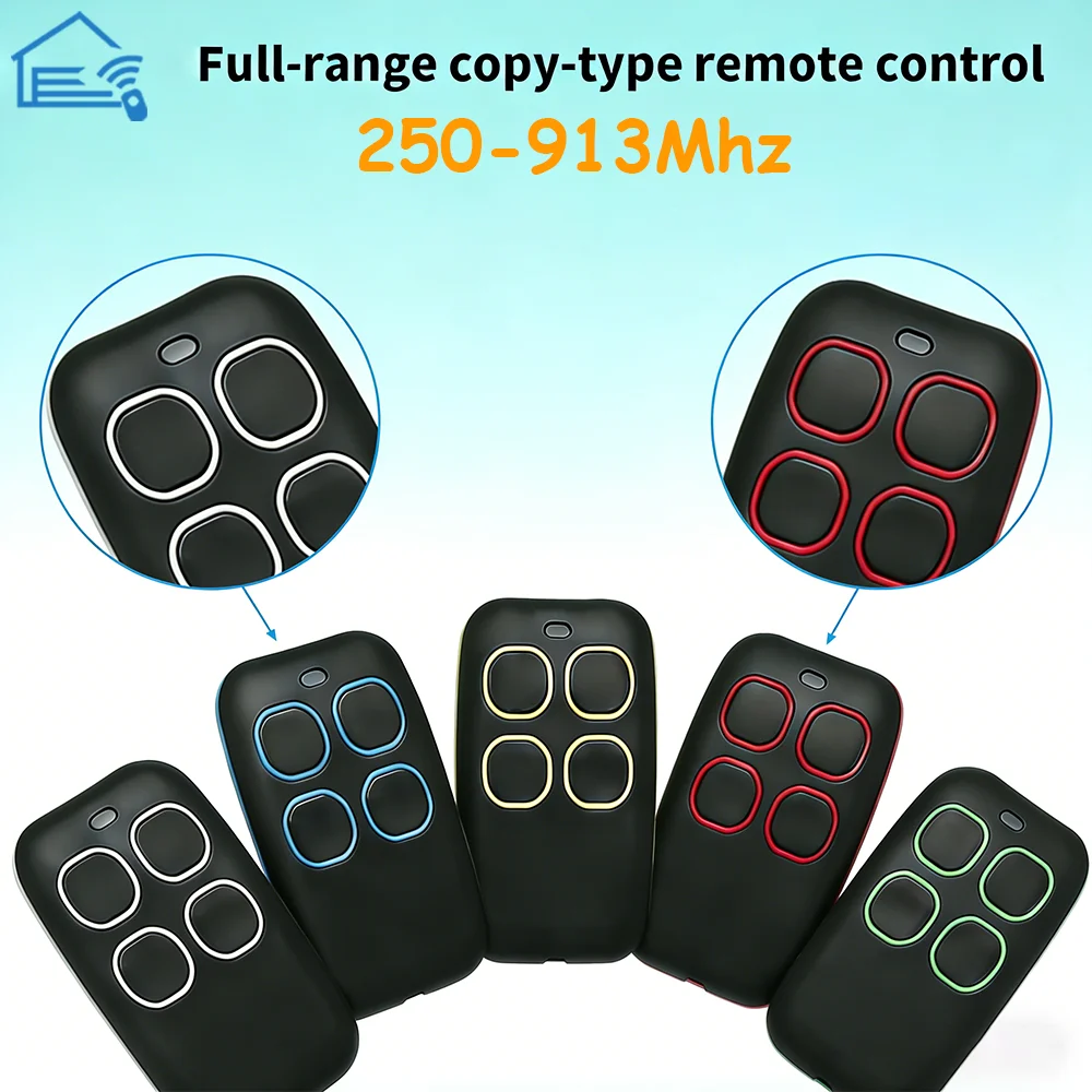 

Дубликатор с дистанционным управлением для гаражных ворот, 433 МГц, 433,92 МГц, захват кода, клон, брелок для ворот, командный ручной передатчик