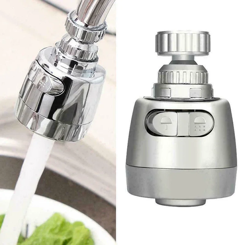 2Modes Kitchen Water Faucet Aerator Bubbler Water Saving Filter Bathroom Shower Head Filter Nozzle Tap Spray Connector NEW