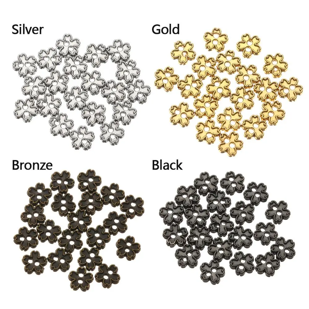 人形服用ミニフラワーメタルボタン、手作りアクセサリー、DIY、5mm、20個