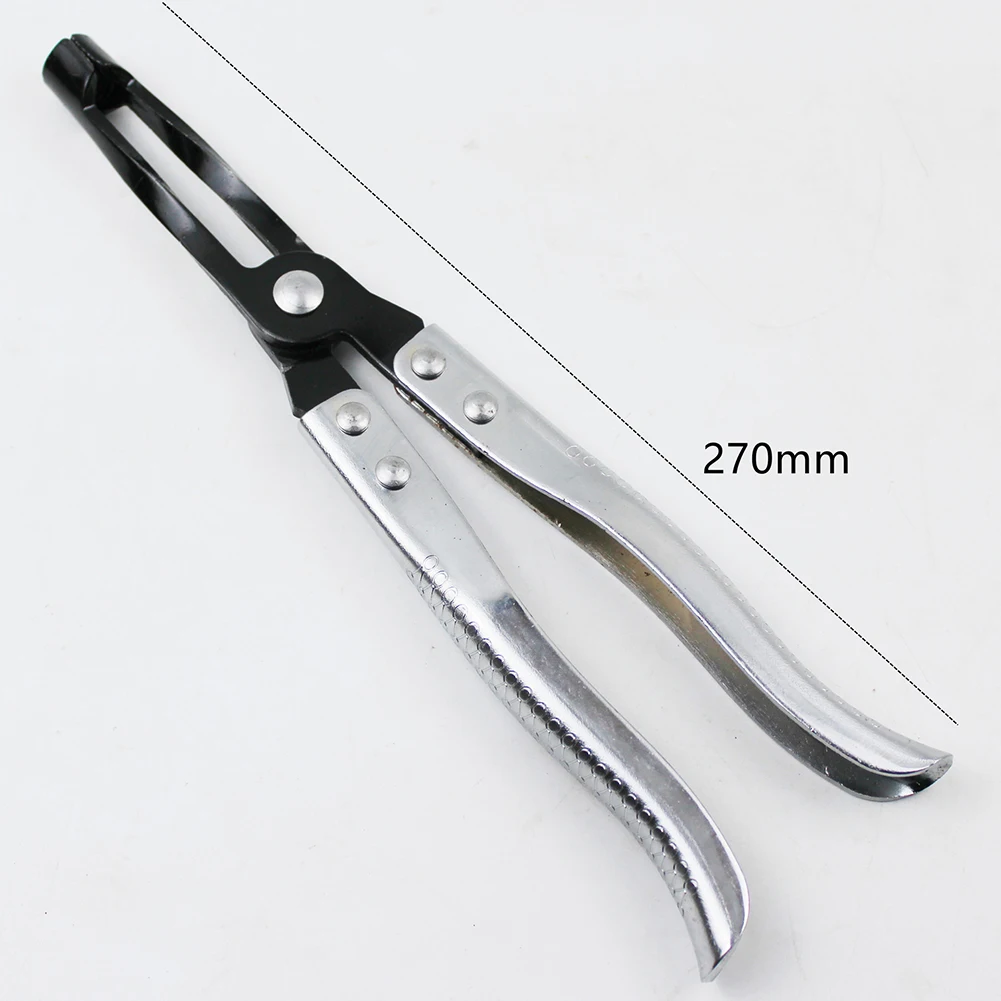 Automotive Valve Stem Seal Pliers 27cm Carbon Steel Tool for Safe and Efficient Seal Extraction Without Damage