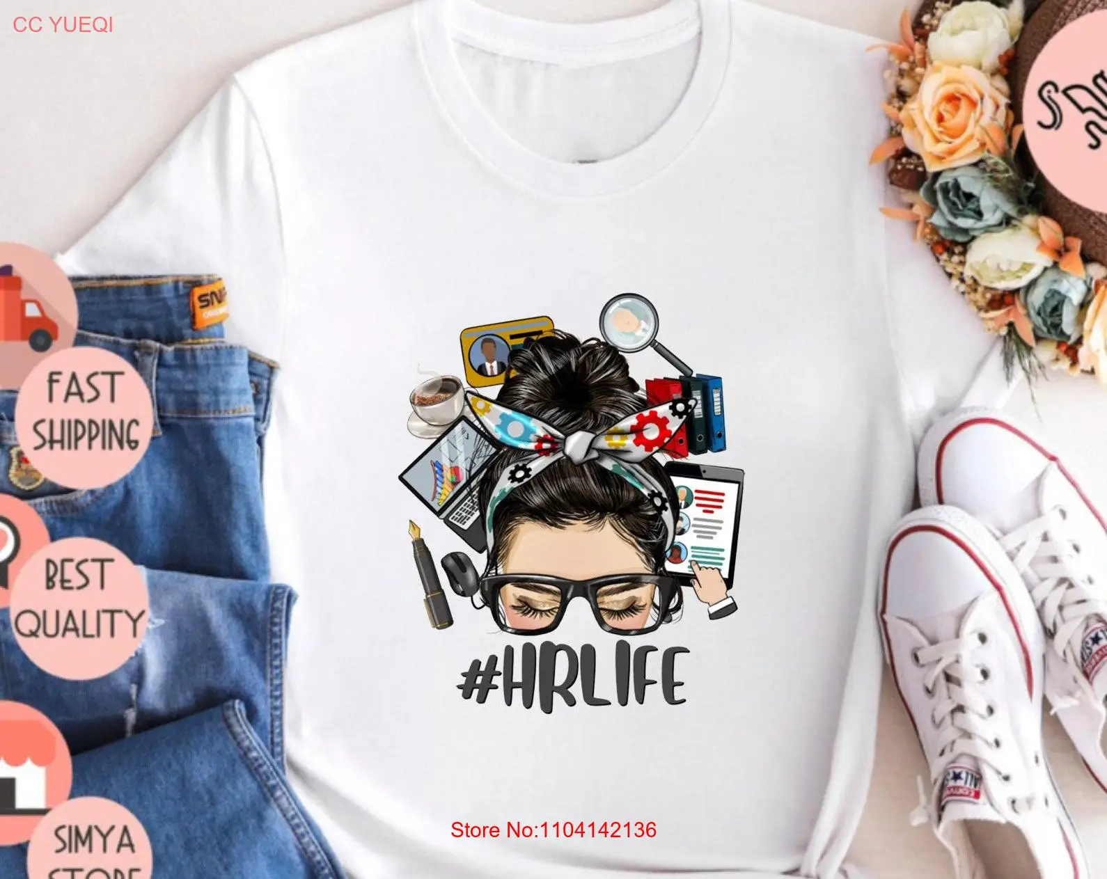 

Футболка Human Resources HR Manager Life Facilities Payroll с длинными или короткими рукавами