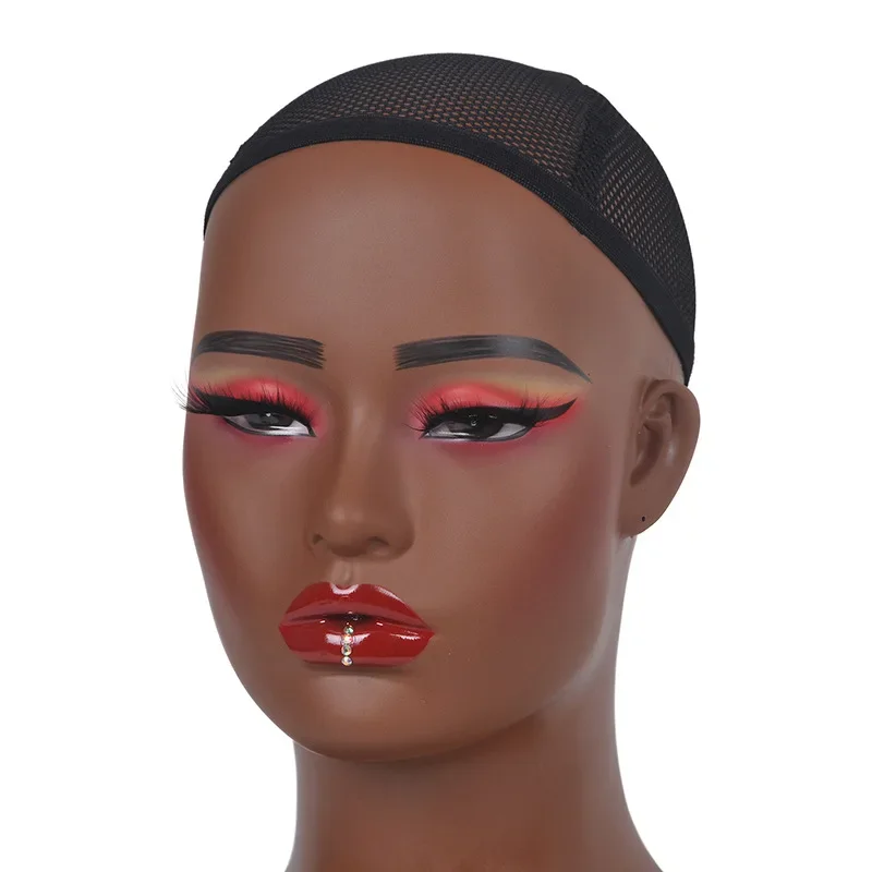 アフリカ系黒人女性マネキンヘッド（肩付き）ウィッグジュエリーディスプレイ用