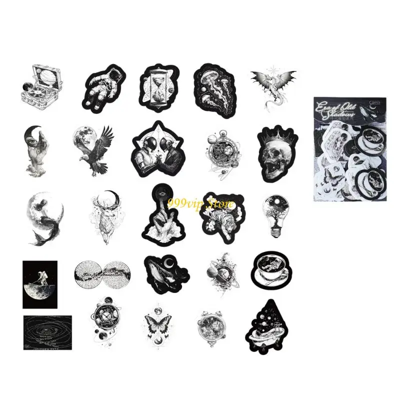 C90C Pack Of 50 Aesthetic Decorative Sticker Scrapbooking Sticker for Art Craft Journal Phone Case Guitar Laptop and Wrapping