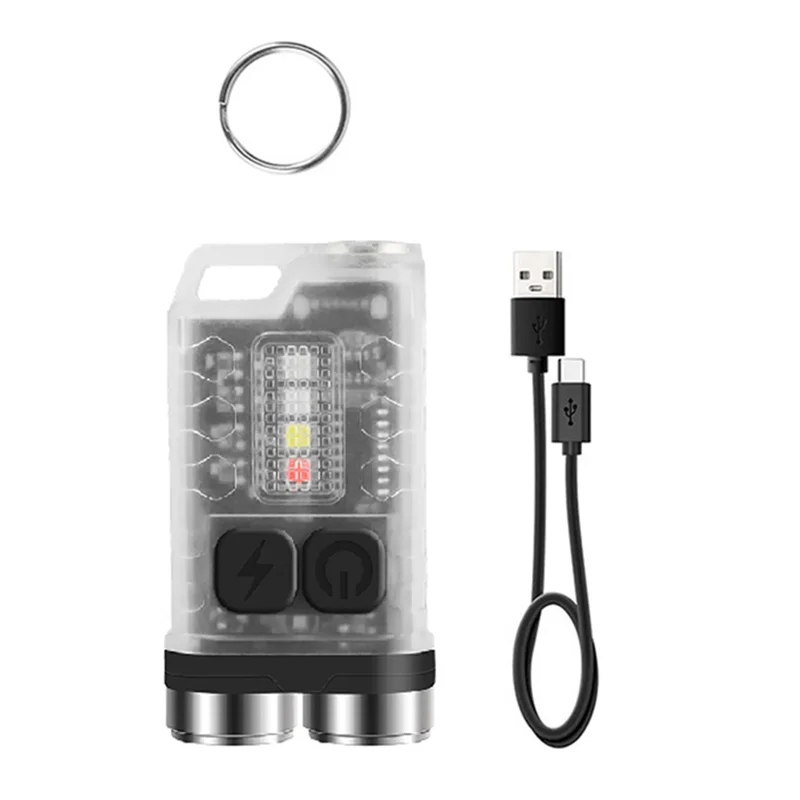 

A69G-V3 Keychain EDC Portable Flashlight 900LM Type-C Rechargeable-B