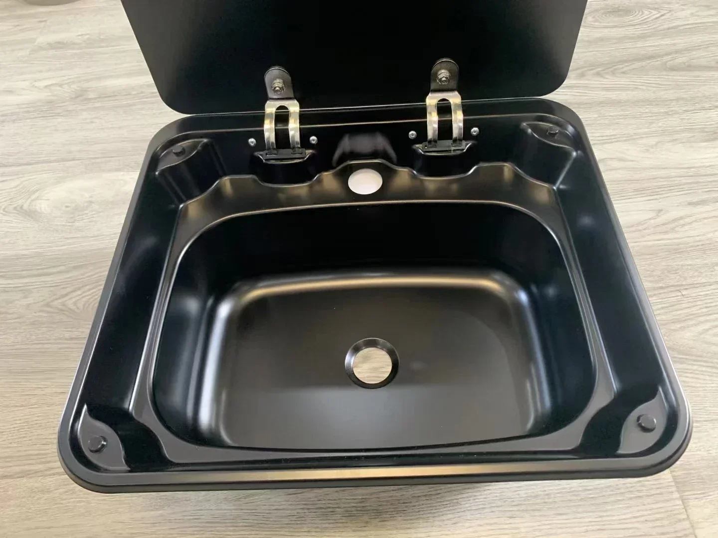 Stainless Steel Sink with Cutting Fruit BoardMotorhome Campers Stainless Steel Kitchen Sink