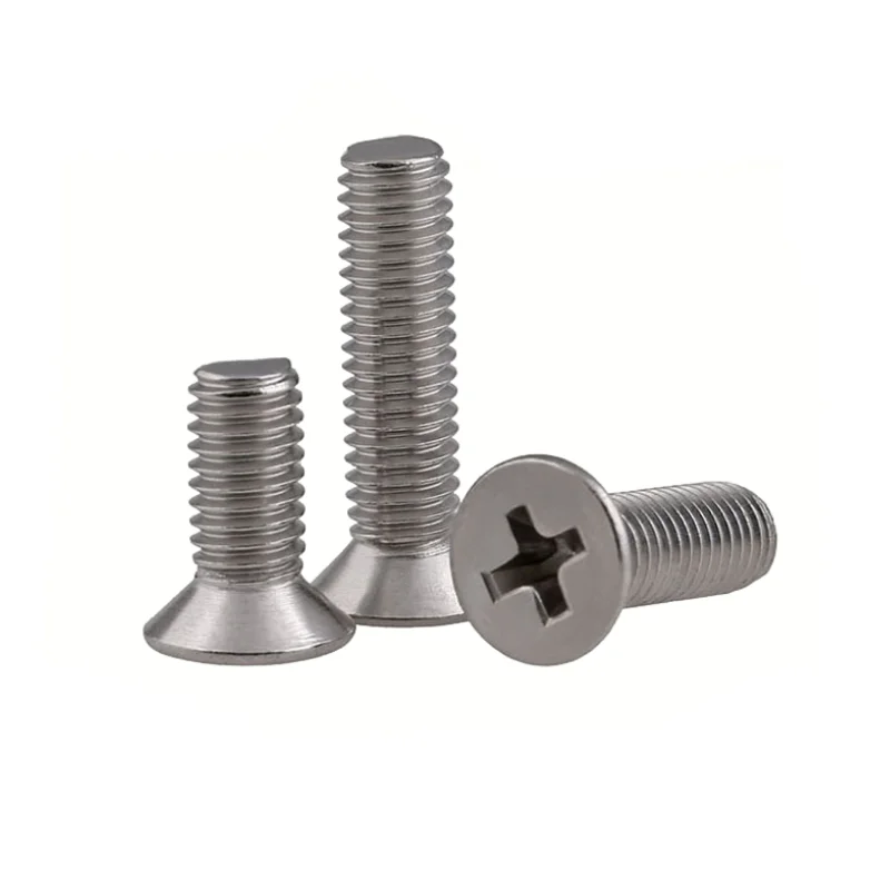 10/50pcs UNC 2#-56 4#-40 6#-32 8#-32 10#-24 US Coarse Thread 304 Stainless Steel Cross Phillips Flat Countersunk Head Screw Bolt