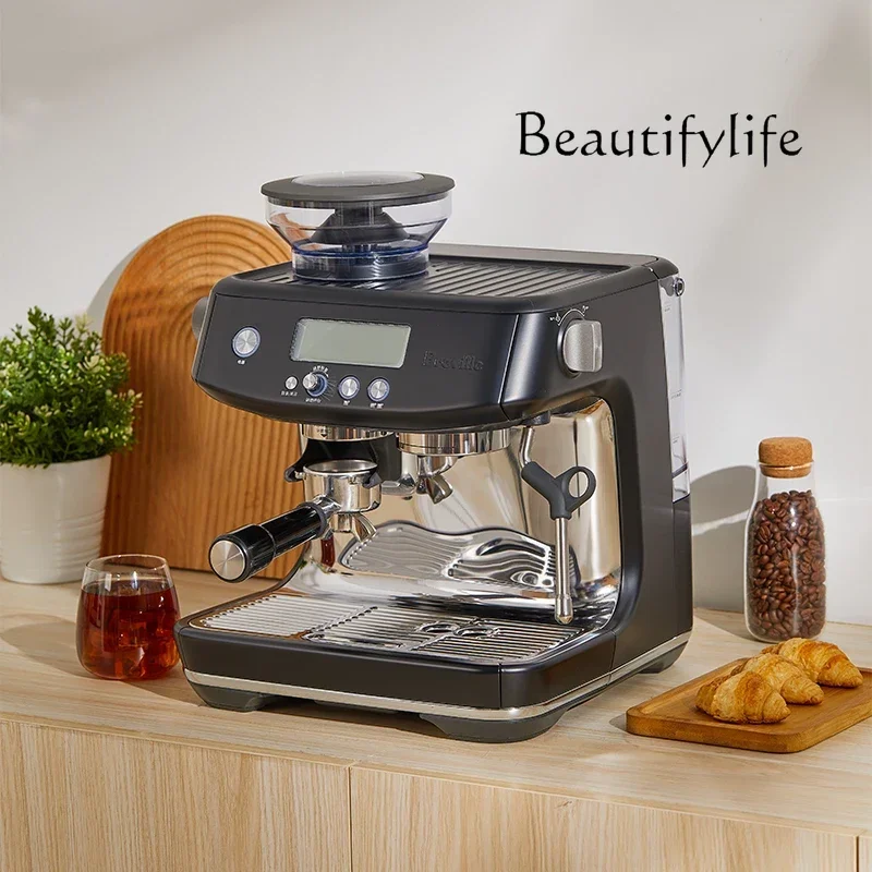 Свежемолотая полуавтоматическая итальянская кофемашина для измельчения кофейных зерен, бытовая универсальная машина