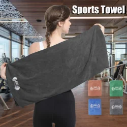 1pcs microfiber sports towel for men and women, soft quick-drying towel suitable for tennis, yoga, cycling, swimming and fitness