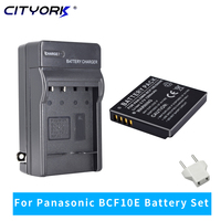 CITYORK 1200mah BCF10E DMW-BCF10E BCF10GK BCF10PP Digital Camera Battery For Panasonic DMC-F2 F3 F4 FH1 FH20 FH22 FH3