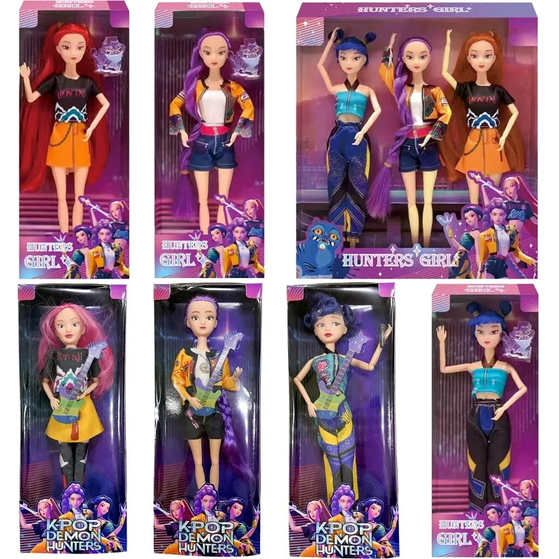 

ГОРЯЧИЕ распродажи, K-pop, охотники на демонов, мультяшные фигурки, группа, прекрасный внешний вид, виниловая кукла, декоративная кукла для детей, праздничные подарки