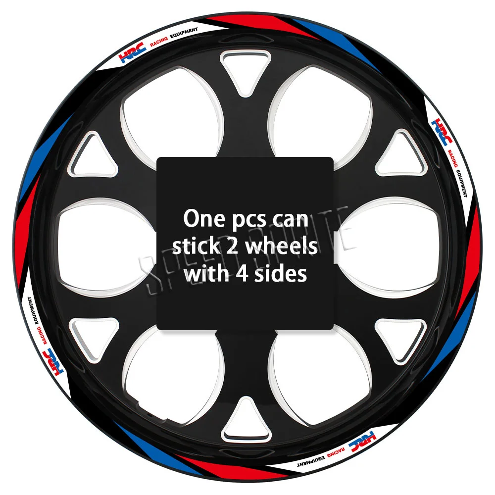 Reflektierende Radaufkleber Felgenstreifen Band Nabenaufkleber Zubehör für Honda HRC CBR650R cbr 600 rr CBR 600 F4 f4i CBR1000RR 250r