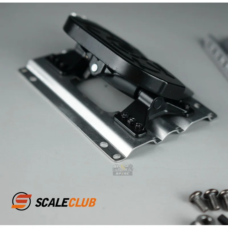 Scaleclub 1:14 Tractor Metal Fifth Wheel Grinding Disc Base Set Assembly Suitable For LESU Tamiya Truck Model