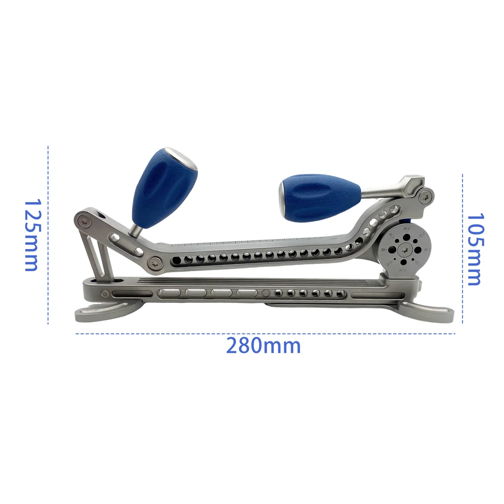 QSWTITAN Table Rod Cutter forceps 1.5 to 6.0 with rod measuring Veterinary Orthopedic Instrument Stainless Steel