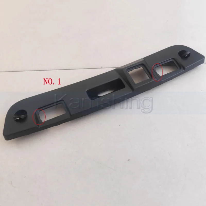 CAPQX Rear License Plate Light Guard Plate Decorative Panel For Jetour X70 X70S Rear Camera Mounting Plate Fixed Frame