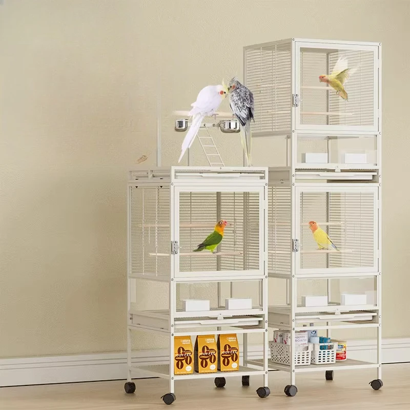 

Outside Flight Bird Cages With Stand Luxury Goldfinch Pedestal Bird Cages Wheels Inseparable Jaula Para Canarios Bird Supplies