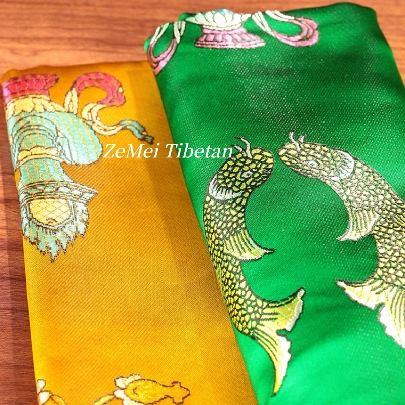 Tibetan-Style Hada Tantric Five Colors Cloth Nationality Auspicious Buddhist ItemThickened Silk Embroidery Hada Decorative - view 5