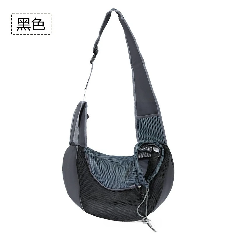 حقيبة كتف للقطط، حقيبة للحيوانات الأليفة، سفر للقطط والكلاب، حقيبة كتف مائلة محمولة، حقيبة ظهر شبكية قابلة للتنفس للحيوانات الأليفة