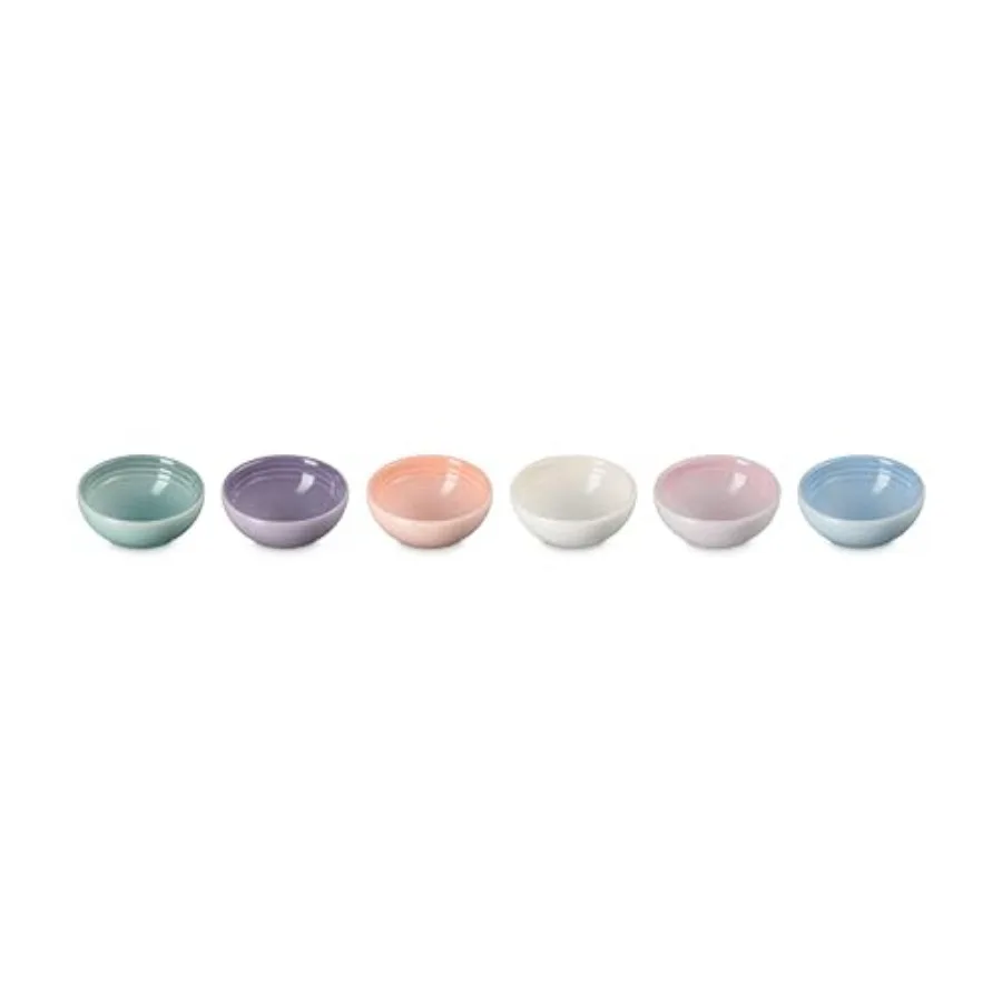 

Набор из 6 керамических чаш Vancouver Pinch Bowl, разноцветные