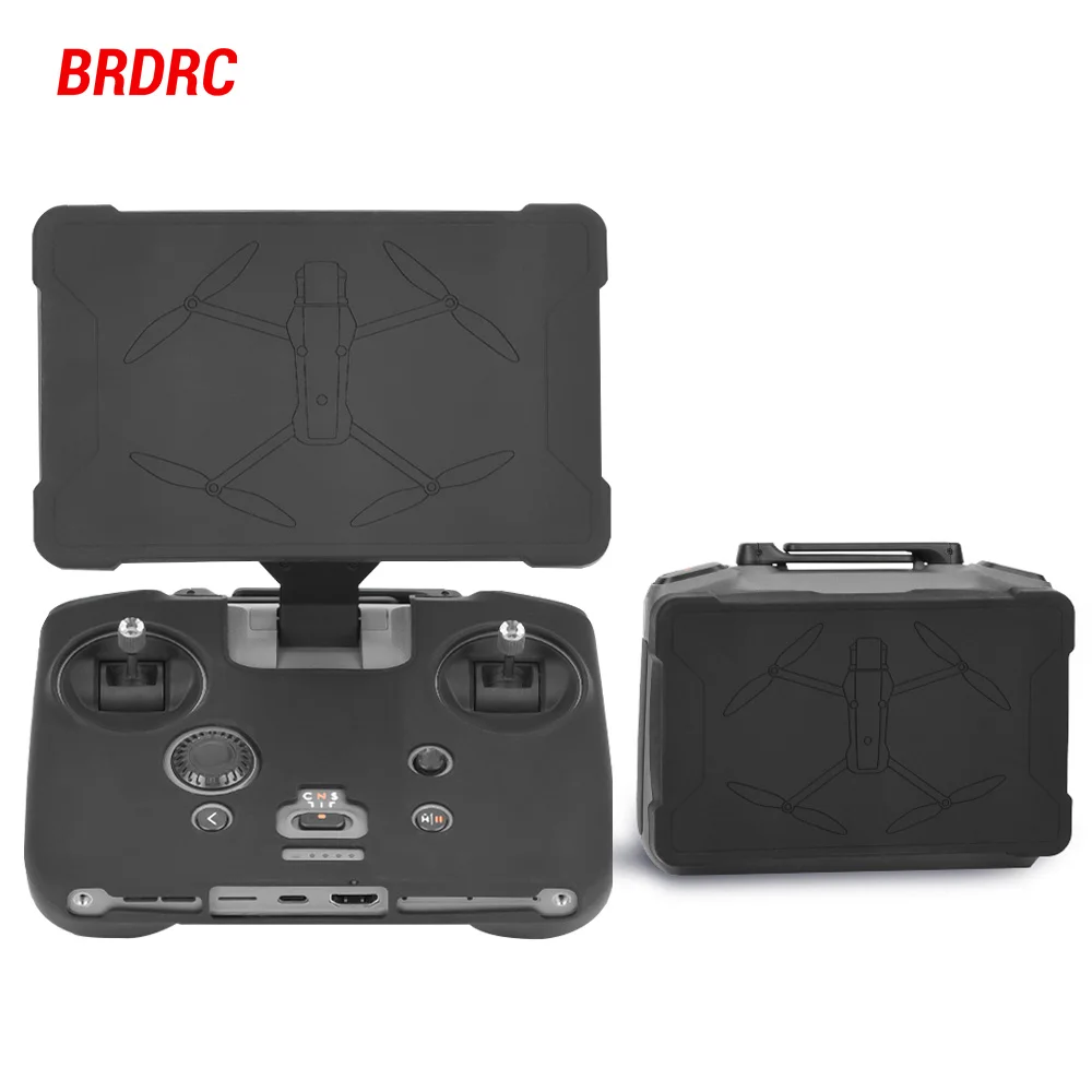 

BRDRC Silicone Case Screen Protectors for DJI Mavic 4 Pro/Mini 4 Pro/Air 3S Drone Accessoriesfor DJI RC PRO 2 Controller Cover
