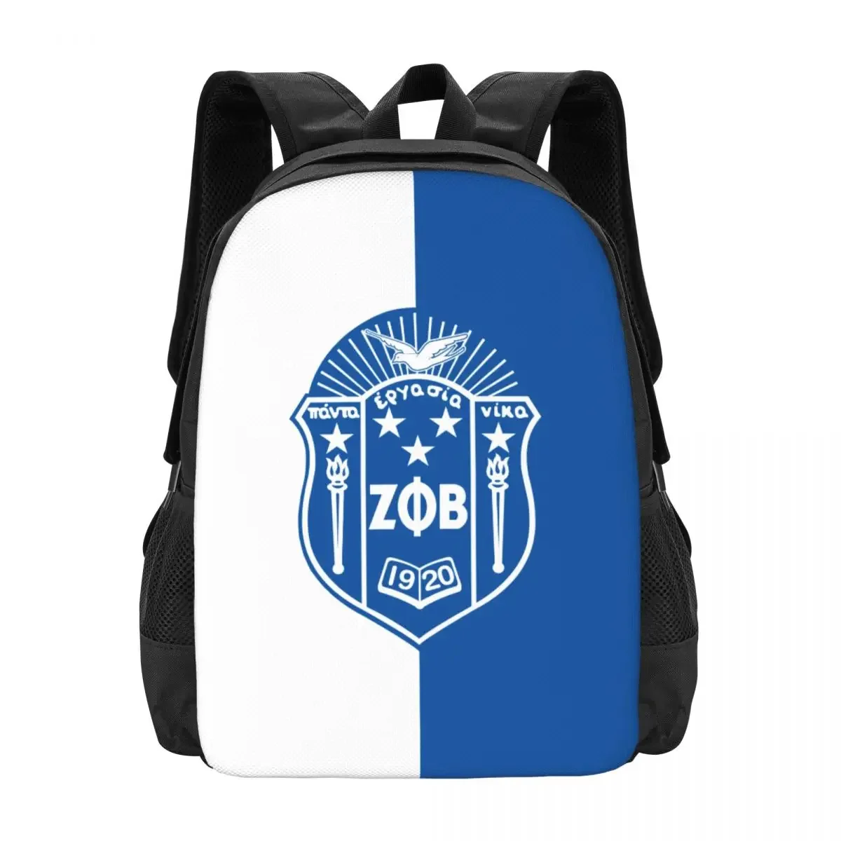 Zeta Phi Beta ZPB Sorority Travel Laptop Backpack, Business College School Computer Bag Gift for Men & Women