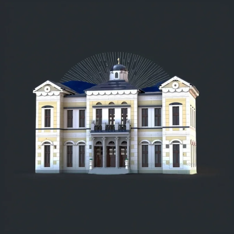 2929 قطعة MOC Rosendals فتحة Rosendal قصر وحدات نموذج اللبنات هدية الكريسماس تجميع لتقوم بها بنفسك لعبة الطوب الإبداعية للأطفال #5