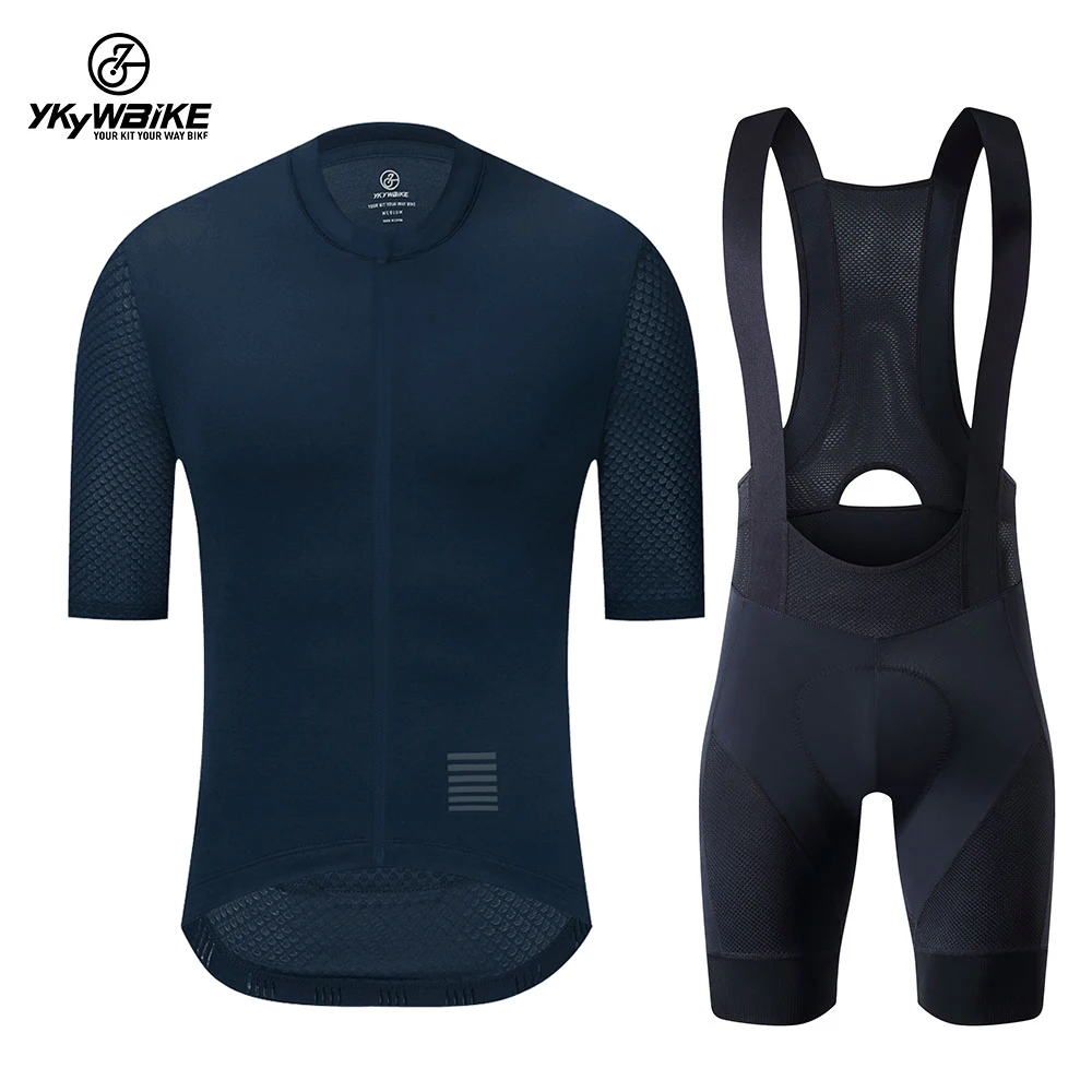 Ykyw Männer Radfahren Kurzarm Trikot Kleidung Set Sommer atmungsaktiv MTB Radsport Träger hose Fahrrad hose Kit Fahrrad anzug Maillot – Detail 13