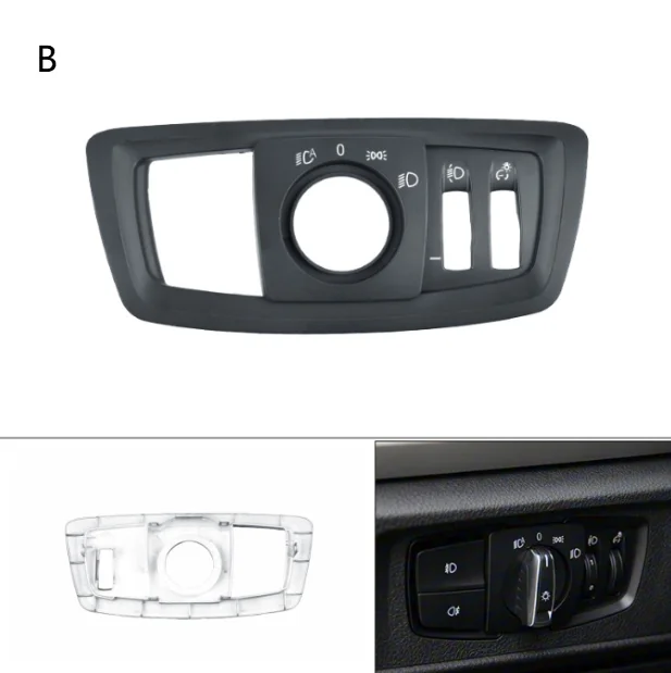 

Крышка кнопки переключателя фар для BMW для серии 1 для F20 F21 F52 2016-19 украшение интерьера
