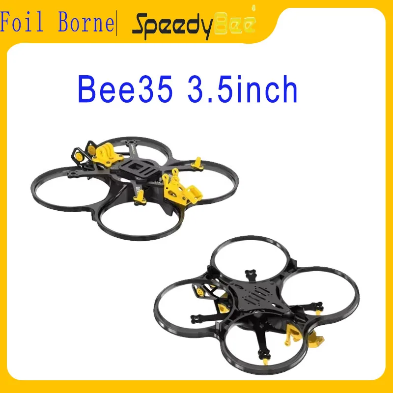 

SpeedyBee 2025 Bee35 3.5" Carbon Fiber Frame - 153mm Wheelbase for FPV Freestyle & Cinewhoop Ducted Drone (Ultralight DIY Kit)