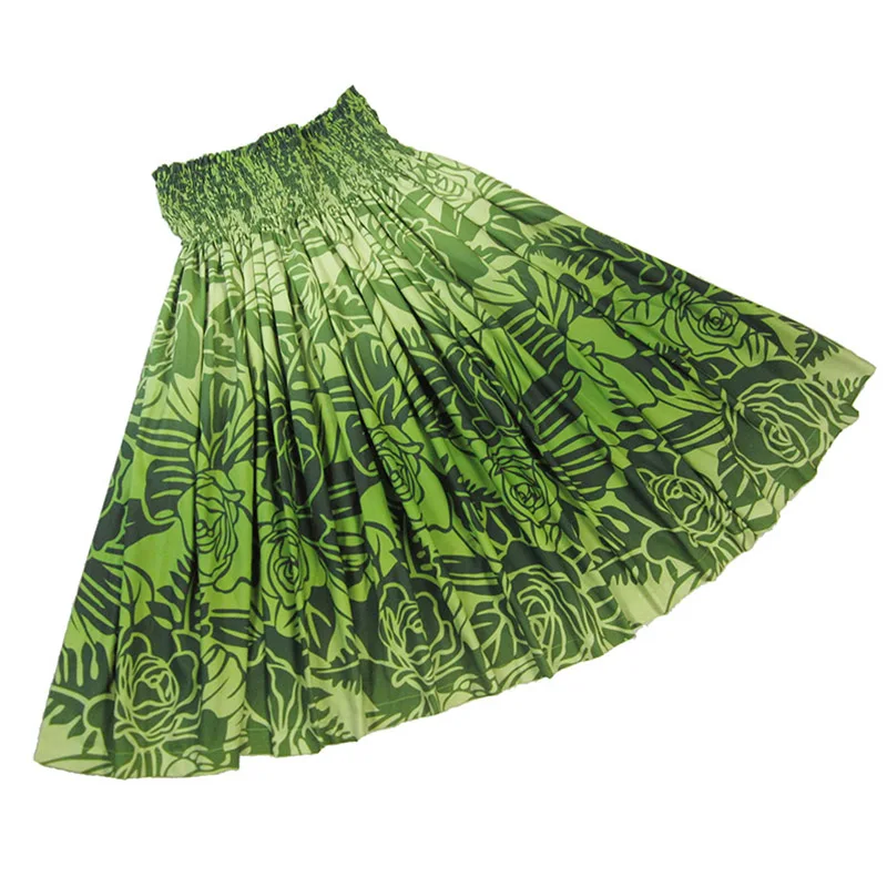 2024 Summer Hawaii Hula Dance Single Pa\'u Skirt Floral Print Women Wear Paw Skirt Party Decoration Fashion Performace Dress