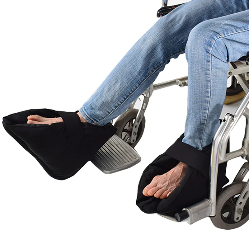 

1 Pair Heel Pad Hollow Warm Foot Cover Elderly Bed Wheelchair Anti-decubitus Pad Patient Anti-foot Sagging Fatigue Foot Cover