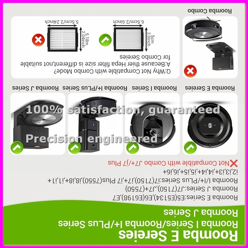 22 Replacement Parts for I7 I7+ I2 I3 I3+ I4 I4+ I6 I6+ I8 I8+/J7 J7+ E5 E6 E7 I,E & J Vacuum Cleaner-AD23