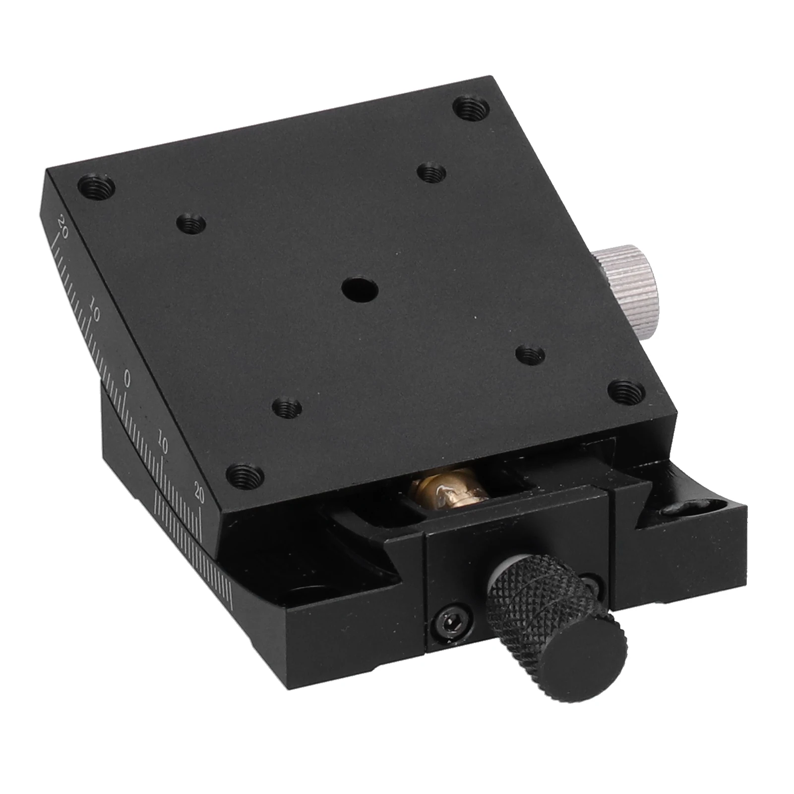 Linear Sliding Table Linear Stage Linear Stage Goniometer Turbine Worm Dovetail Fine‑Tune Manual  HXV‑A60 60x60mm