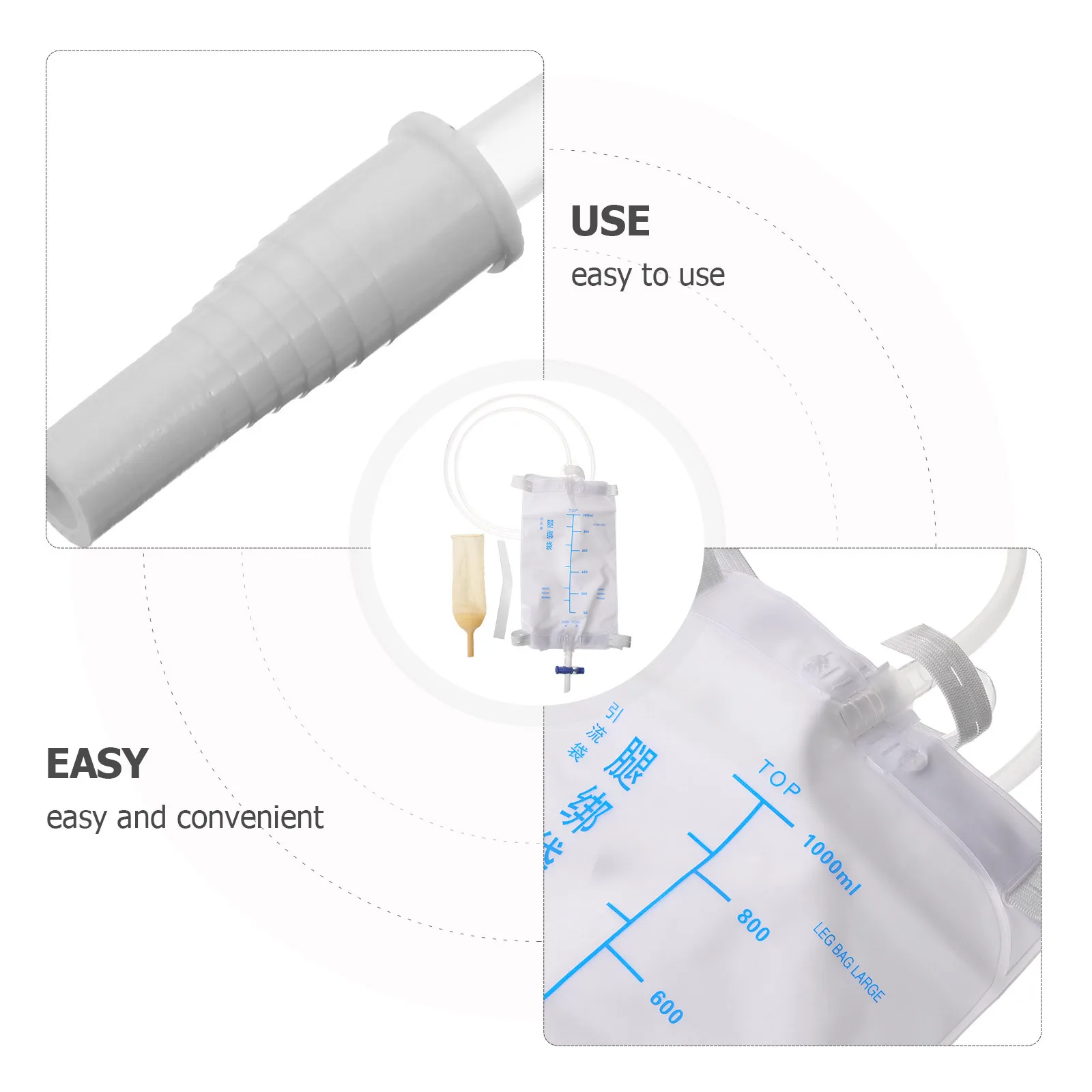 

Одноразовый мешок для мочи, дренажный мешок для ли, длинный мешок, портативный, изысканное качество изготовления, длинный чехол для ухода за пациентами