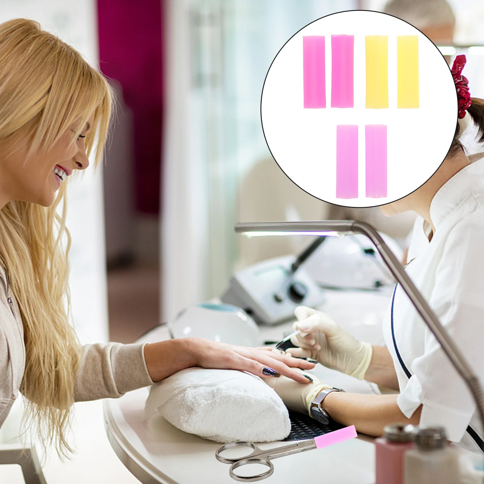 

Cuticle Scissor Cover Cuticle Nipper Holding Cover For Manicure Tools Non-Slip Protective Sleeve Tweezers Nail Scissors