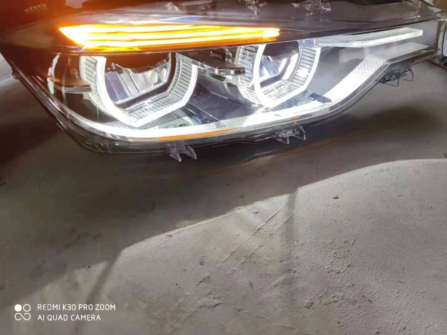 مصابيح أمامية للسيارة عالية الجودة لسلسلة المصابيح الأمامية BMW F30 F35 LED 320i 316i 6311719628 / 63117419627