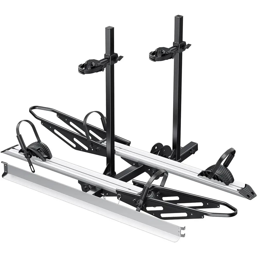 Hitch Mount Bike Rack for 200 lbs. Capacity or 2 E-Bikes, Fits Cars, SUVs, RVs, Trailers with 2 Inch Receiver