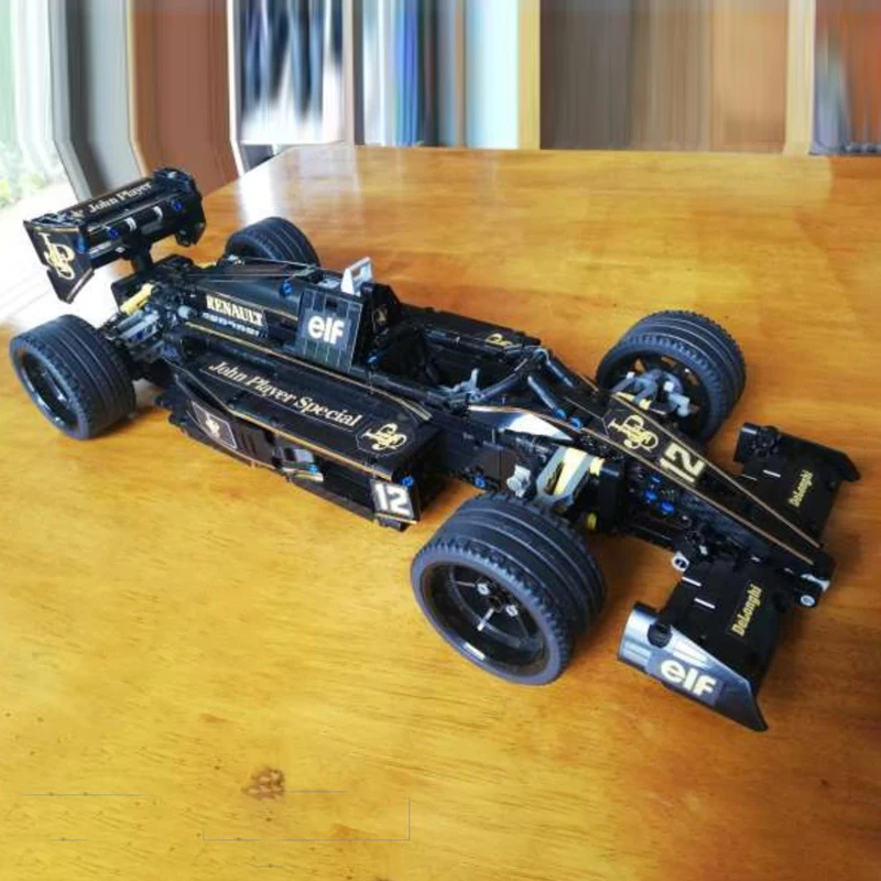 Technische John Player spezielle Formel 1 klassische Rennwagen eine Generation Legende Racer Bausteine Modelle Moc Ziegel Spielzeug