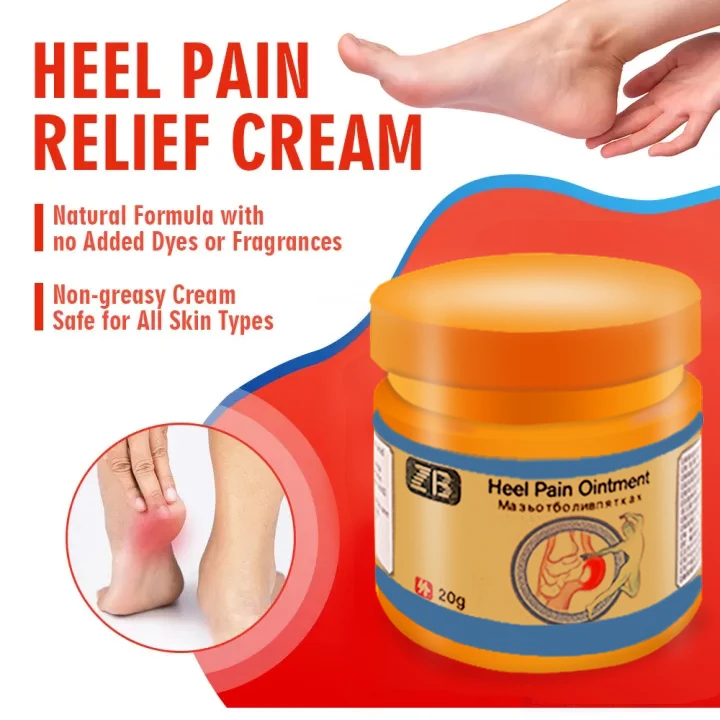 Heel Pain Relief Cream For Bone Spurs Fasciitis Achilles Tendonitis Treatment Ointment Analgesic Medical Plaster Good Effect